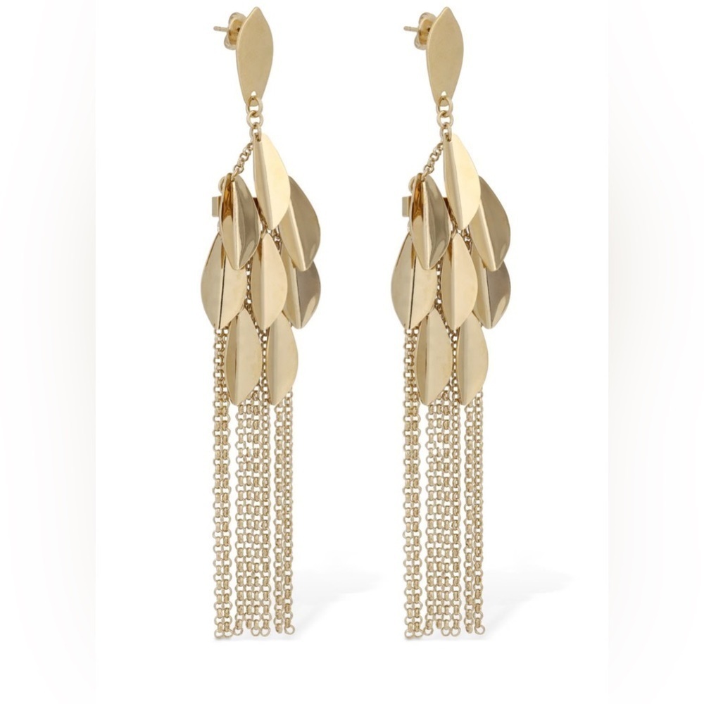 Isabel Marant Shiny Lea Pendant Drop Earrings 415$ - Picture 2 of 4